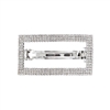 71737 RECTANGLE RHINESTONE HAIR CLIP