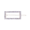 71827 RECTANGLE RHINESTONE HAIR CLIP