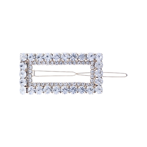 71831 RECTANGLE RHINESTONE HAIR CLIP