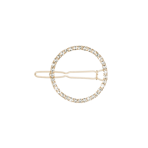 71861 CIRCLE RHINESTONE HAIR CLIP