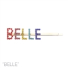 71933 MULTI COLOR RHINESTONE BELLE GOLD BOBBY PIN