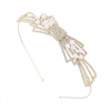 72045 RHINESTONE & PEARL BOW HEADBAND