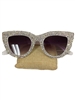 750D  RHINESTONE CAT EYE SUNGLASSES