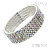 80592 4MM 5 LINES STRETCH BRACELET