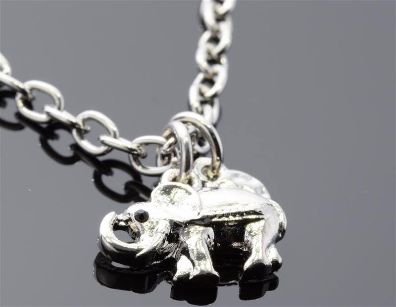 82570A-S CA r elephant charm chain anklet