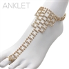 83129ACR RHINESTONE SLAVE ANKLET