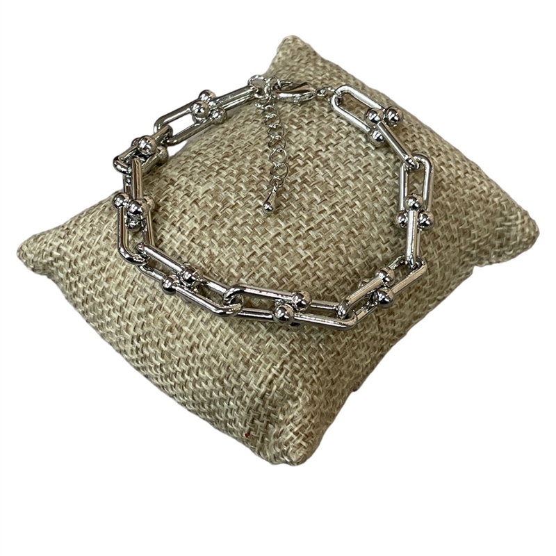 83287 ANTIQUE U SHAPE CHAIN LINK BRACELET