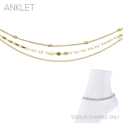 83554A 3-STRAND ANKLET