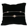 84160 CUBIC ZIRCONIA  SMALL CIRCLE  BRACELET