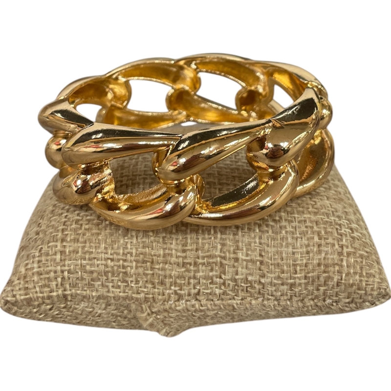 84397 GOLD CHUNKY CHAIN LINK BRACELET