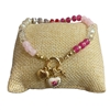 84619  CRYSTAL MULTI HEART  BRACELET
