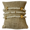 84656  CLOVER PEARL BEADED BRACELET SET