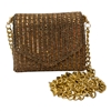 8802 TOPAZ SQUARE RHINESTONE MICRO CROSS BODY BAG