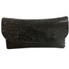 970BL BLACK GOLD RHINESTONE BAG