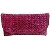 970FA  FUCHSIA RHINESTONE BAG