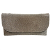 970SV  CLEAR SILVER  RHINESTONE BAG