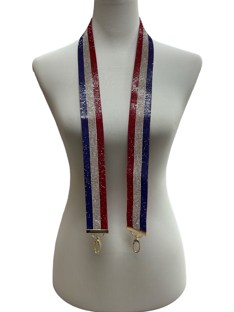 A1001BRE  BLUE RED  MULTI-USE PHONE HOLDER STRAP