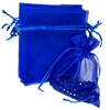 A1002RB  ROYAL BLUE  ORGANZA FABRIC BAGS