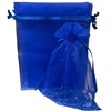 A1003RY  ROYAL BLUE ORGANZA FABRIC BAGS