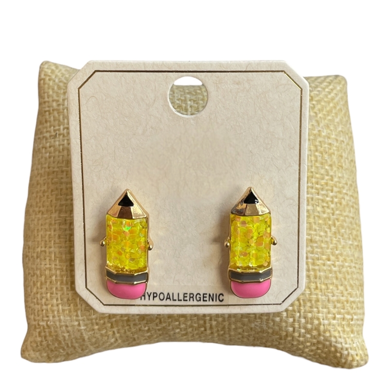AE0442 PENCIL STUD EARRINGS