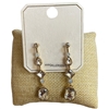 AE0501 CRYSTAL DANGLE STUD EARRINGS