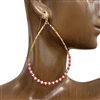 AE1083  GAMEDAY BEADED TEARDROP EARRINGS