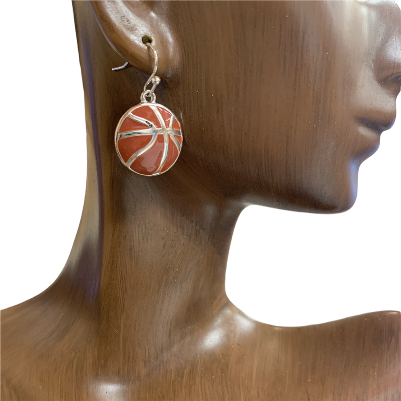 AE2710 BASKETBALL EARRINGS