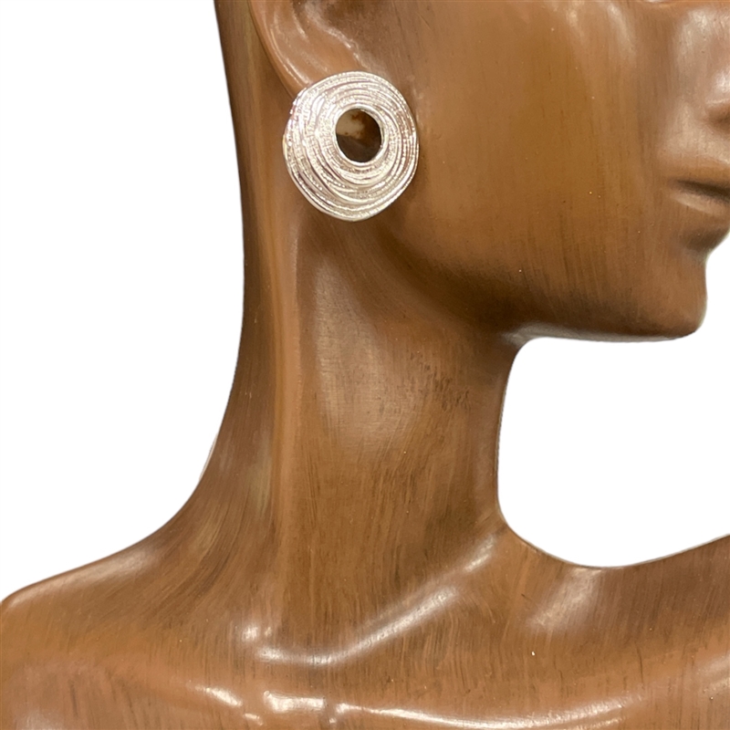 AE31435 CIRCLE STUD EARRINGS