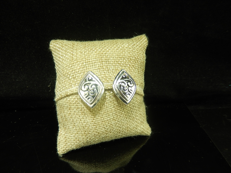 TEARDROP CLIP ON EARRINGS