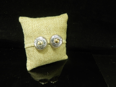 SMALL CIRCLE CLIP ON EARRINGS