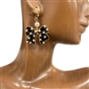 AE3597  BOW DANGLE EARRINGS