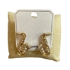 AE4096 SAXOPHONE PEARL STUD EARRINGS