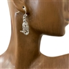 AE5132 SILVER MERMAID EARRINGS