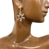 AE5364 CRYSTAL FLOWER POST EARRING