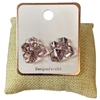 AE5624 CRYSTAL CUBE CLUSTER STUD EARRINGS