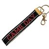 AK40001BR GAME DAY BLACK & RED WRISTLET KEYCHAIN