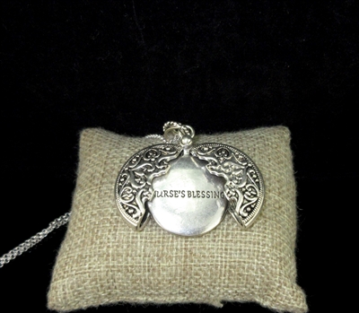 AN1557 NURSE'S BLESSING OPEN LOCKET NECKLACE