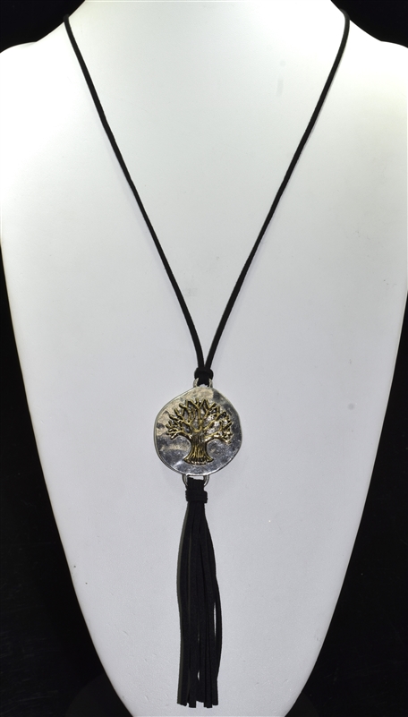 AN1917 Tree Of Life Tassel Necklace
