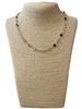 AN5787 CUBIC ZIRCONIA CRYSTAL BEADED SHORT NECKLACE