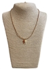 AN5851 SMALL CROSS BEADED SHORT NECKLACE