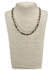 AN5913 LAYERED CRYSTAL BEADED SHORT NECKLACE