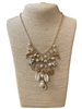 AN6014 SEA-LIFE MULTI CHARMS GOLD NECKLACE