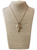 AN6194 GOLD FISH CHARM NECKLACE