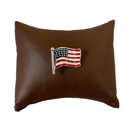 AP0286  SMALL  AMERICAN FLAG BROOCH