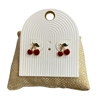 BDEB853 CHERRY SMALL STUD EARRINGS