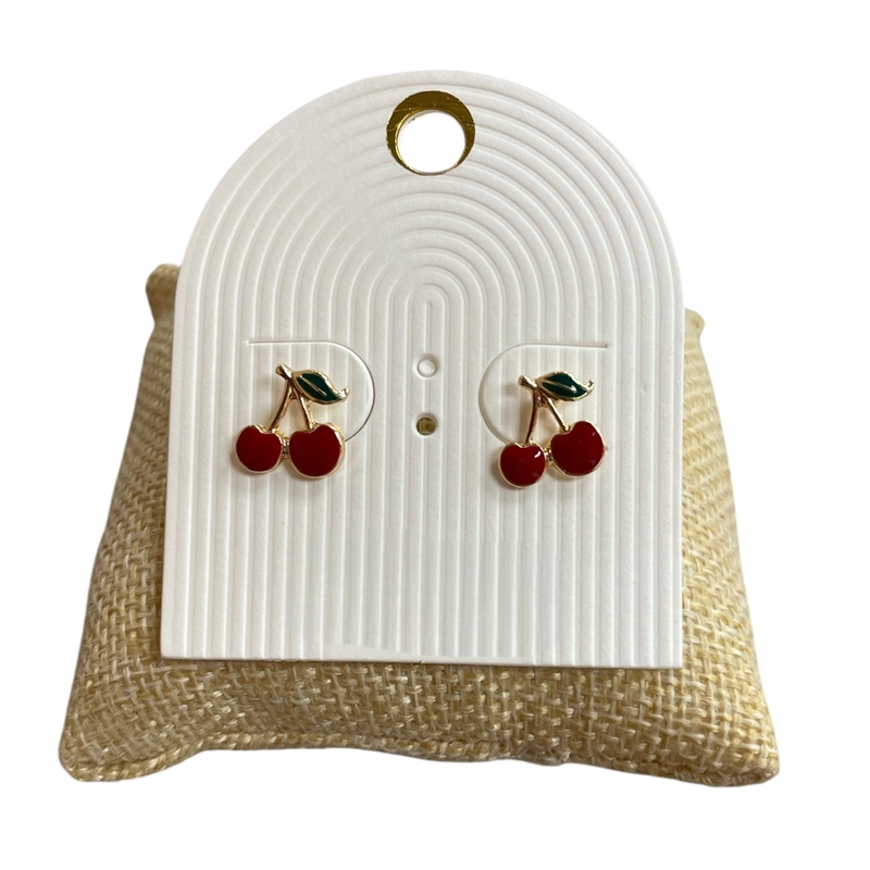 BDEB853 CHERRY SMALL STUD EARRINGS