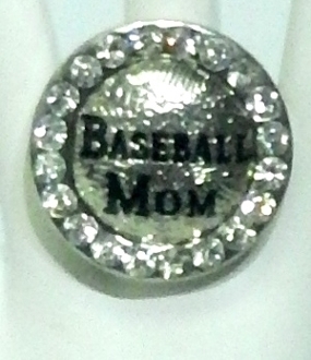 BASEBALL MOM RING