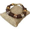 BR1500 THICK LEATHER BEADED BRACELET