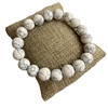 BRS038 10MM WHITE STONE BRACELET