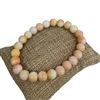 BRSPC  PEACH MIX SEMI-PRECIOUS STONE BRACELET